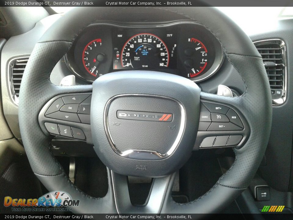 2019 Dodge Durango GT Destroyer Gray / Black Photo #14