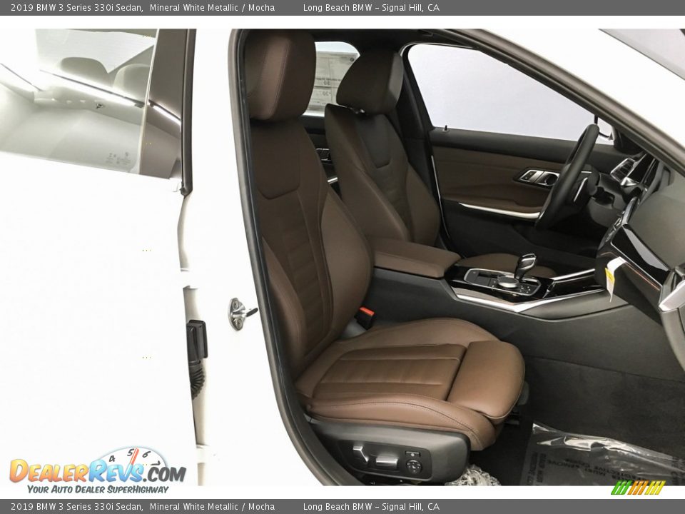 2019 BMW 3 Series 330i Sedan Mineral White Metallic / Mocha Photo #5
