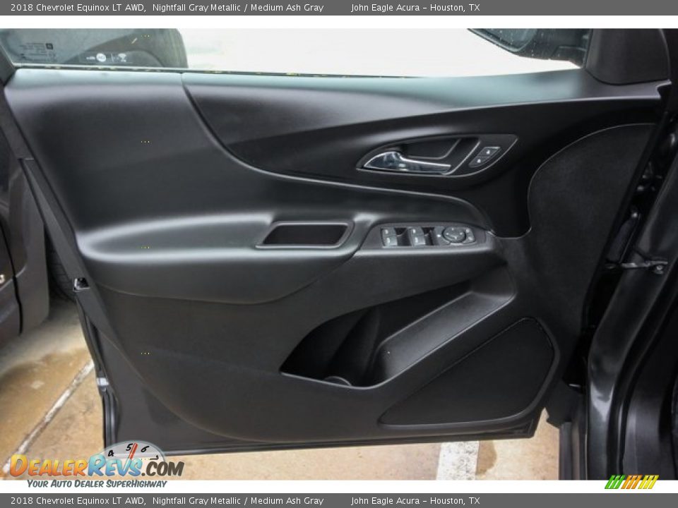 2018 Chevrolet Equinox LT AWD Nightfall Gray Metallic / Medium Ash Gray Photo #18