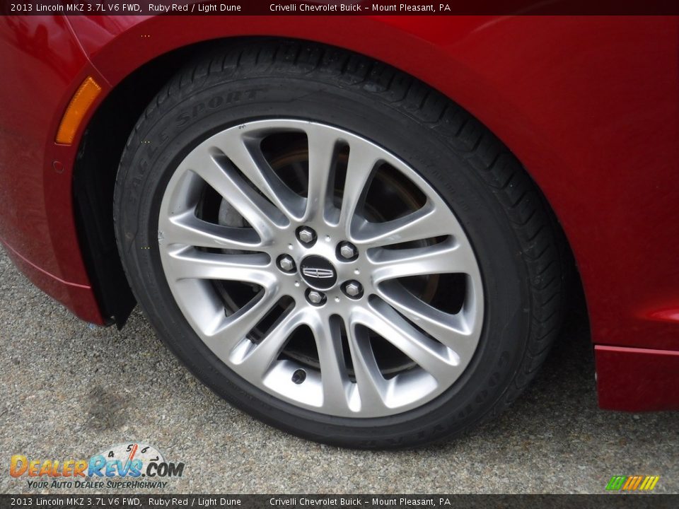 2013 Lincoln MKZ 3.7L V6 FWD Ruby Red / Light Dune Photo #3