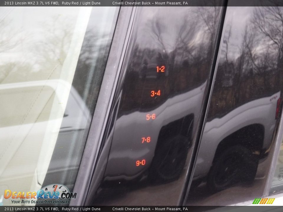 2013 Lincoln MKZ 3.7L V6 FWD Ruby Red / Light Dune Photo #4