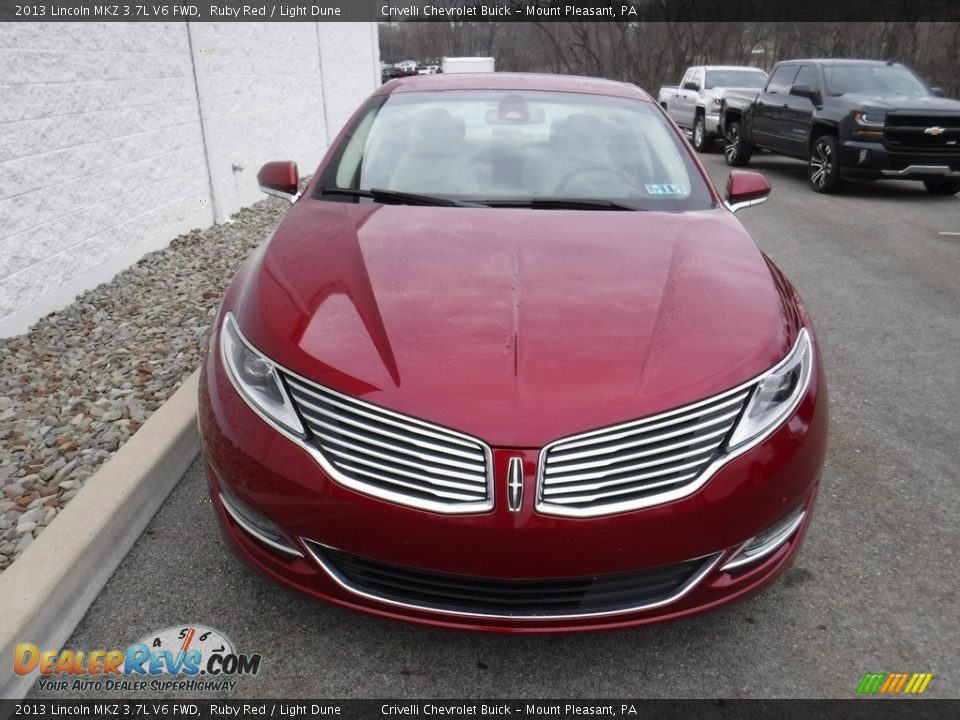 2013 Lincoln MKZ 3.7L V6 FWD Ruby Red / Light Dune Photo #5