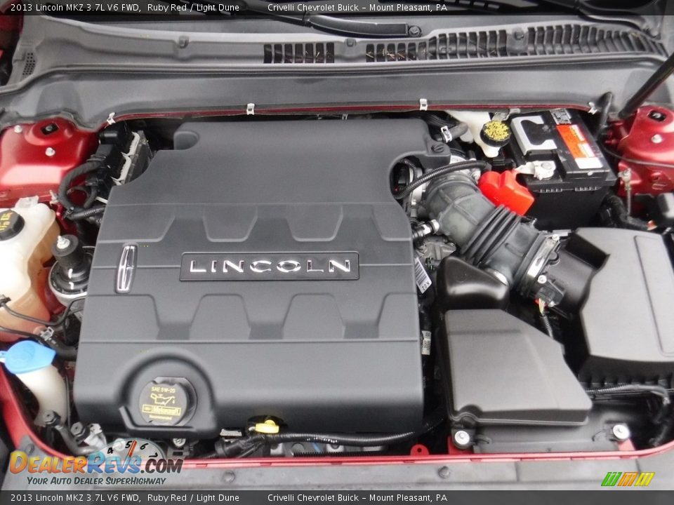 2013 Lincoln MKZ 3.7L V6 FWD Ruby Red / Light Dune Photo #10