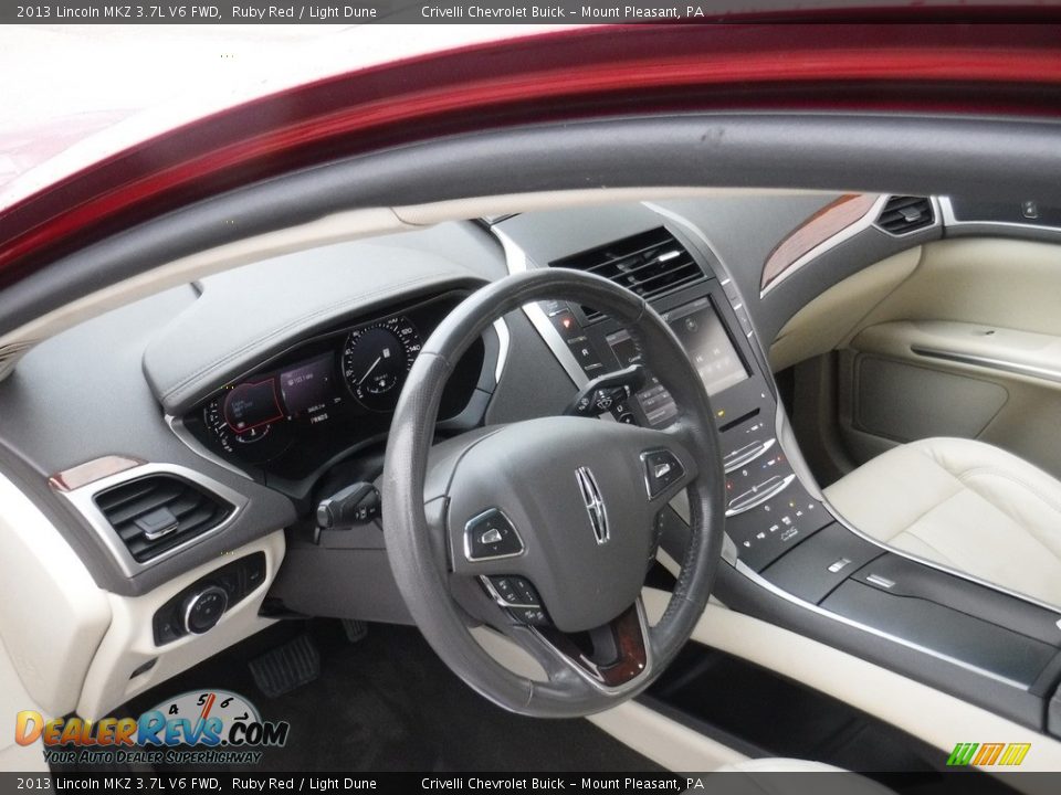 2013 Lincoln MKZ 3.7L V6 FWD Ruby Red / Light Dune Photo #13