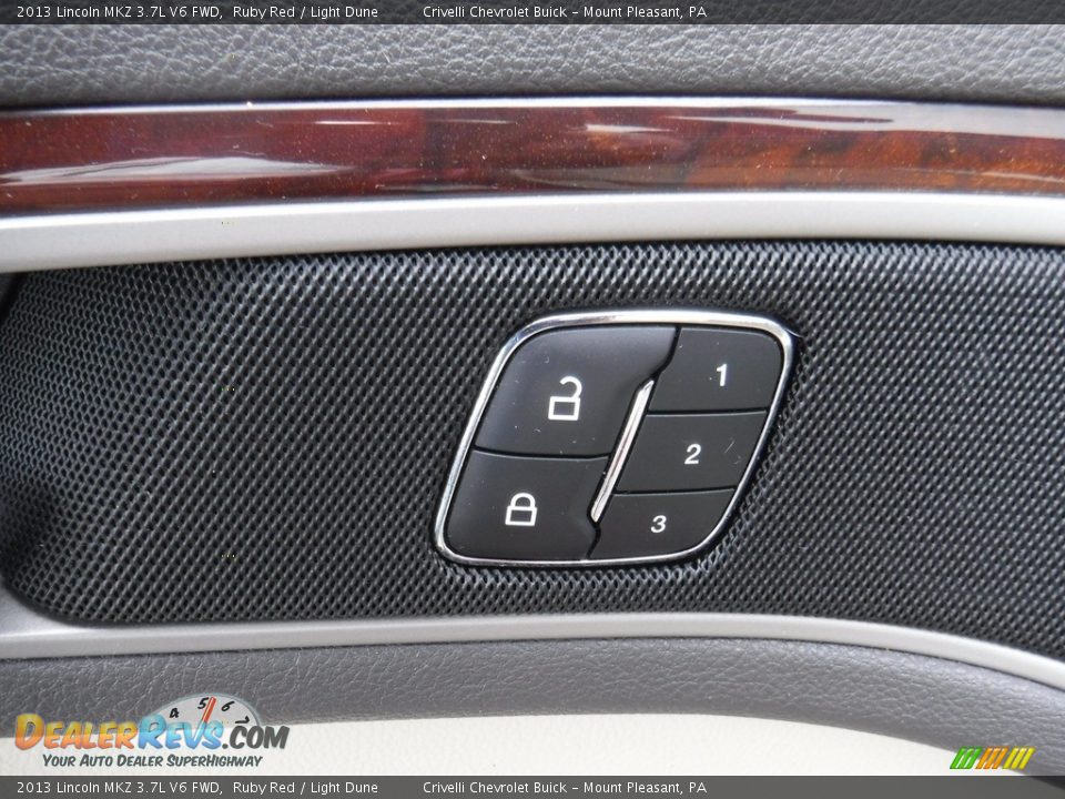 2013 Lincoln MKZ 3.7L V6 FWD Ruby Red / Light Dune Photo #14