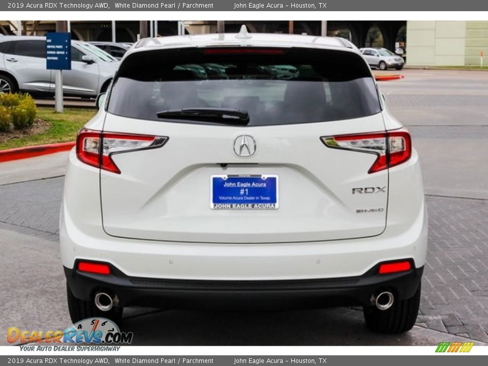 2019 Acura RDX Technology AWD White Diamond Pearl / Parchment Photo #6