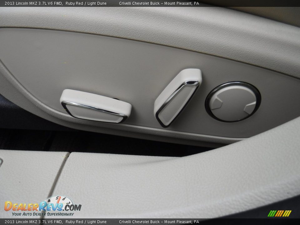 2013 Lincoln MKZ 3.7L V6 FWD Ruby Red / Light Dune Photo #16