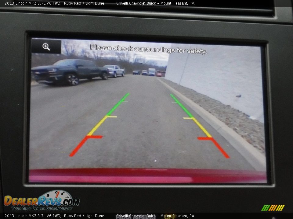 2013 Lincoln MKZ 3.7L V6 FWD Ruby Red / Light Dune Photo #22