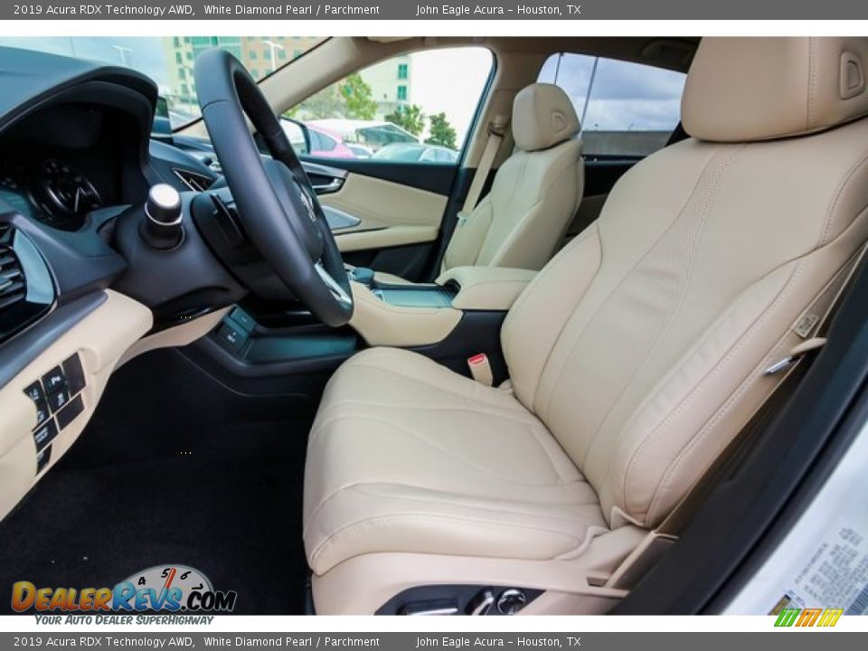 2019 Acura RDX Technology AWD White Diamond Pearl / Parchment Photo #16