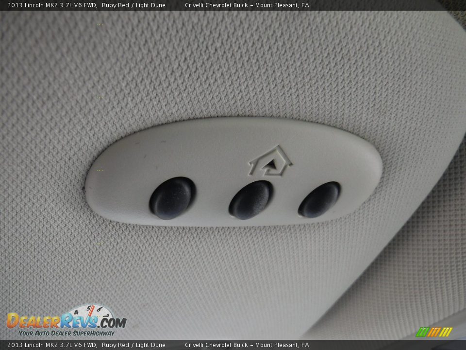 2013 Lincoln MKZ 3.7L V6 FWD Ruby Red / Light Dune Photo #26