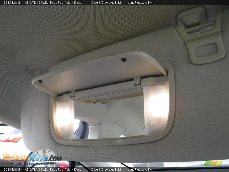 2013 Lincoln MKZ 3.7L V6 FWD Ruby Red / Light Dune Photo #29