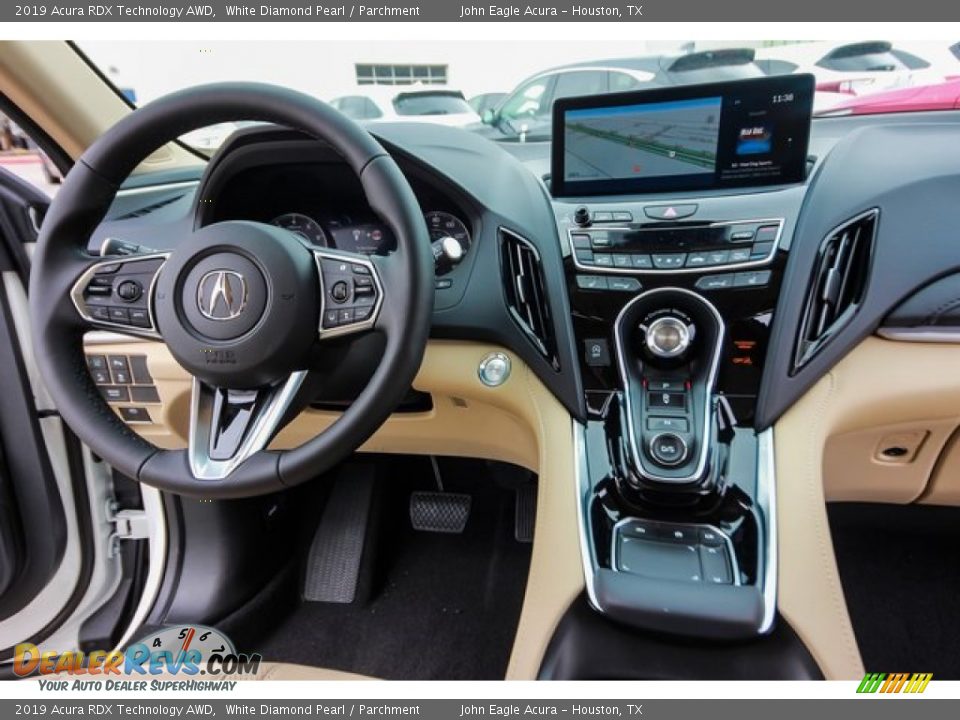 2019 Acura RDX Technology AWD White Diamond Pearl / Parchment Photo #25