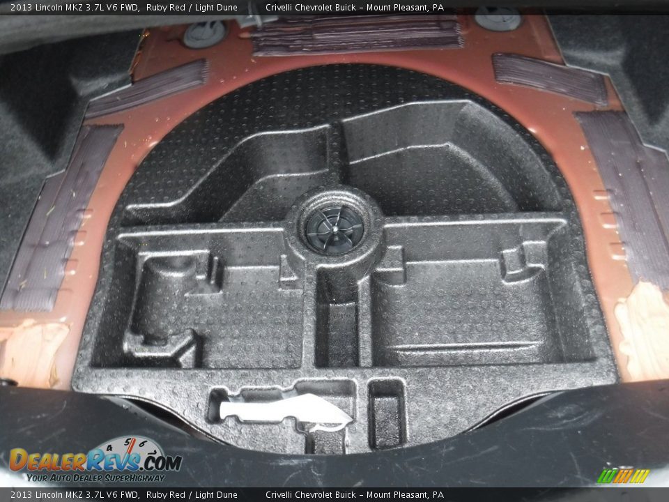 2013 Lincoln MKZ 3.7L V6 FWD Ruby Red / Light Dune Photo #31