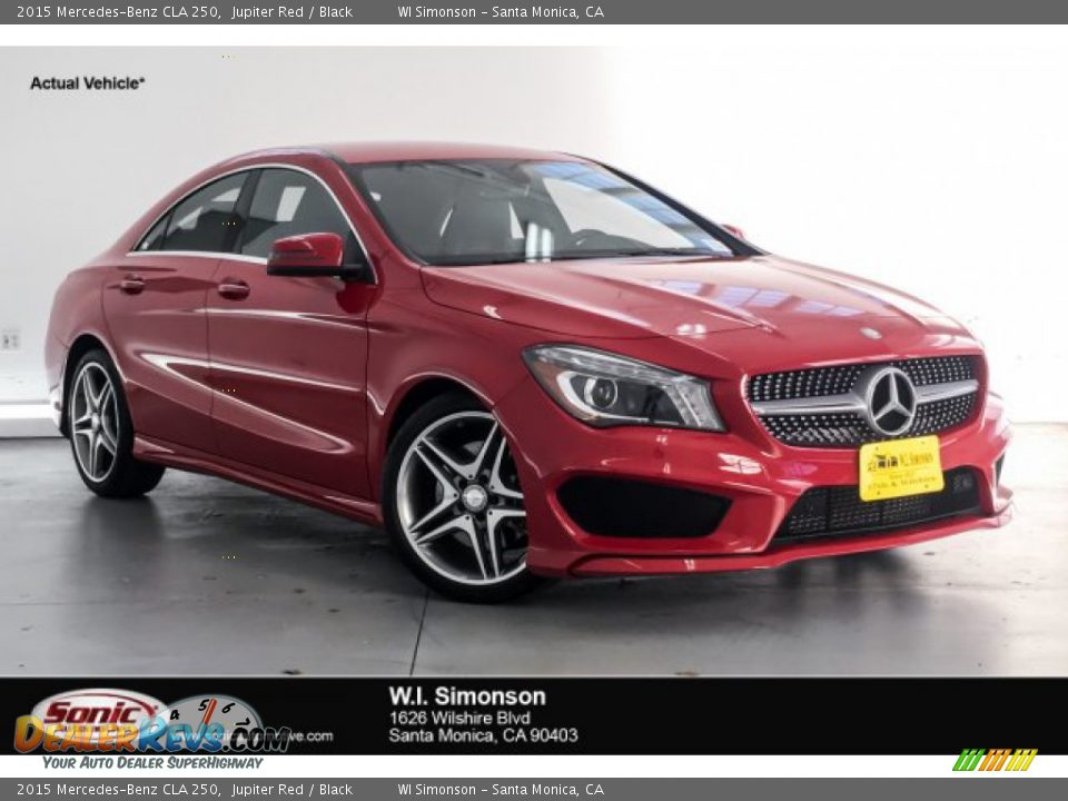 2015 Mercedes-Benz CLA 250 Jupiter Red / Black Photo #1