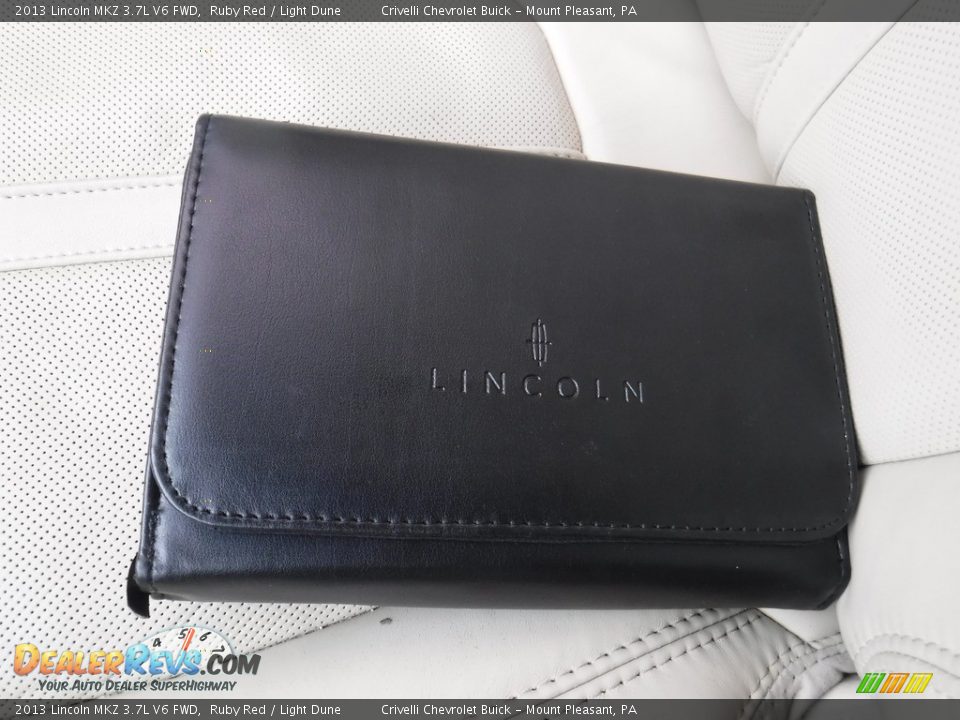 2013 Lincoln MKZ 3.7L V6 FWD Ruby Red / Light Dune Photo #33