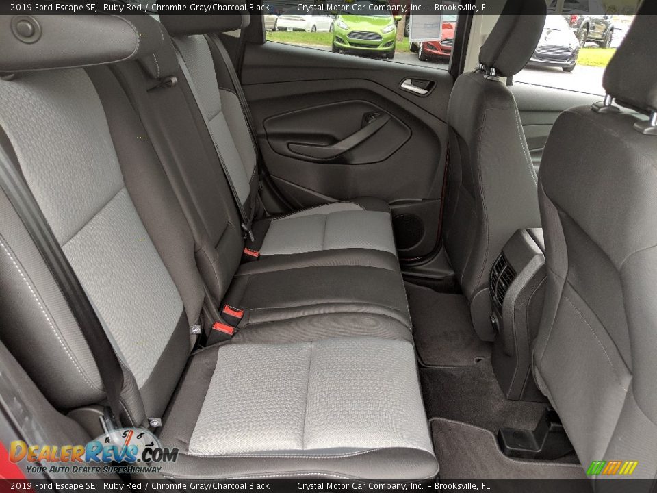 2019 Ford Escape SE Ruby Red / Chromite Gray/Charcoal Black Photo #9