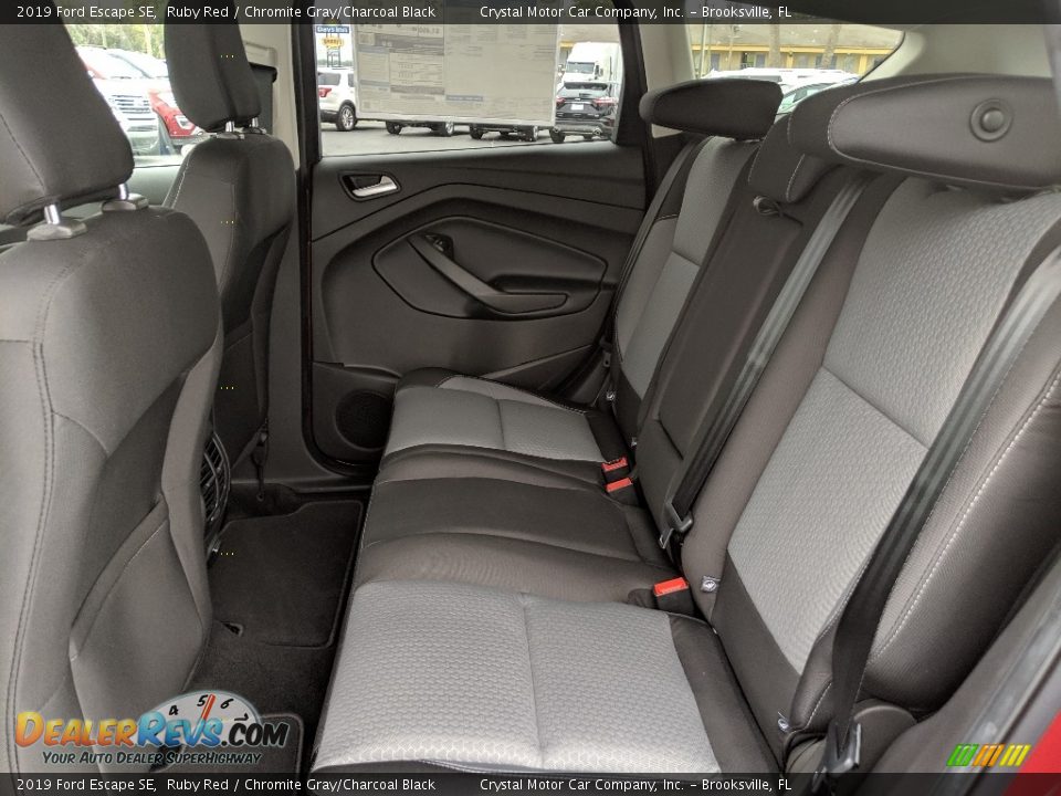 2019 Ford Escape SE Ruby Red / Chromite Gray/Charcoal Black Photo #10