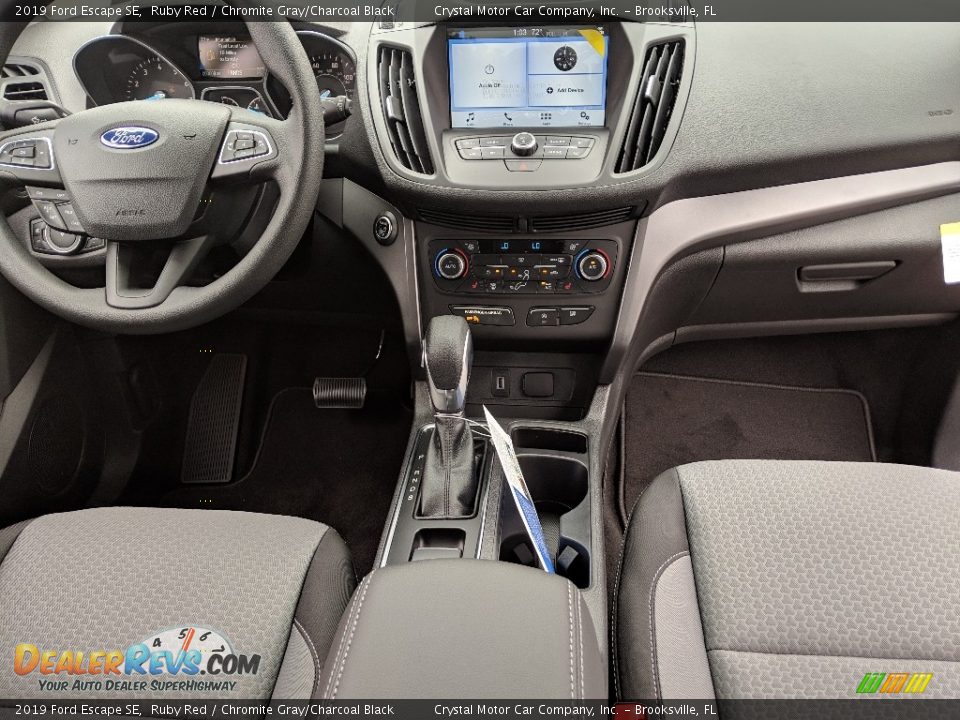 2019 Ford Escape SE Ruby Red / Chromite Gray/Charcoal Black Photo #11