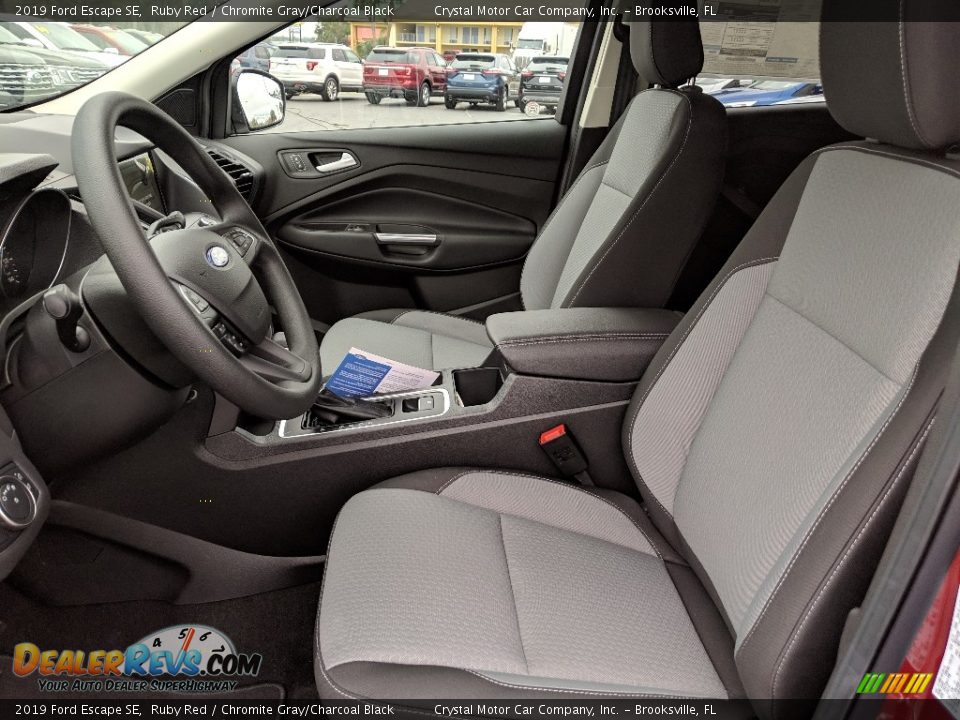 2019 Ford Escape SE Ruby Red / Chromite Gray/Charcoal Black Photo #15