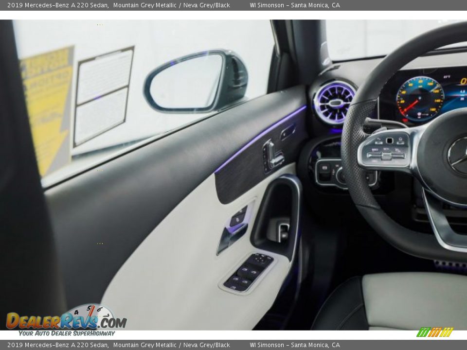 2019 Mercedes-Benz A 220 Sedan Mountain Grey Metallic / Neva Grey/Black Photo #12