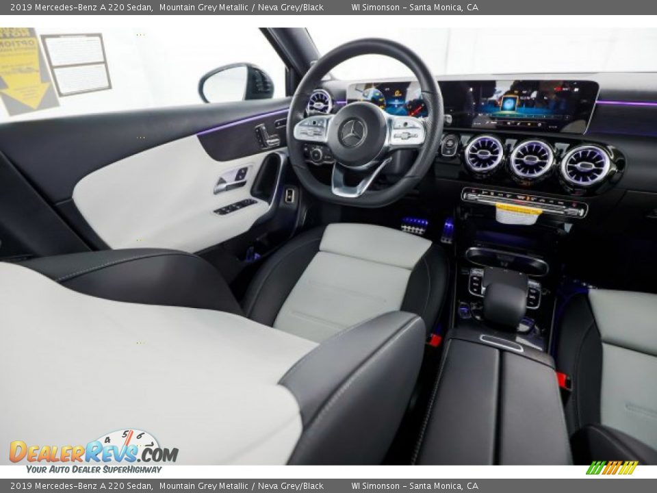 2019 Mercedes-Benz A 220 Sedan Mountain Grey Metallic / Neva Grey/Black Photo #14