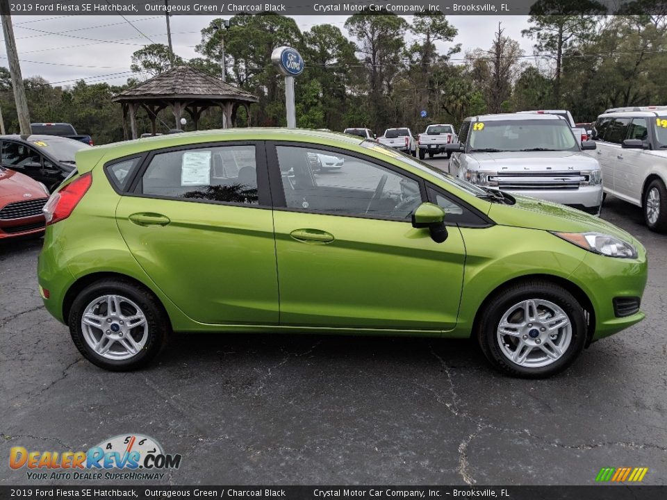 Outrageous Green 2019 Ford Fiesta SE Hatchback Photo #7