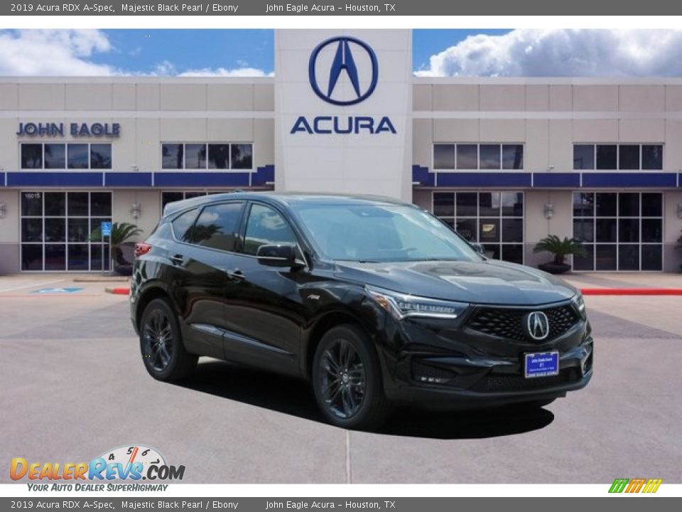 2019 Acura RDX A-Spec Majestic Black Pearl / Ebony Photo #1