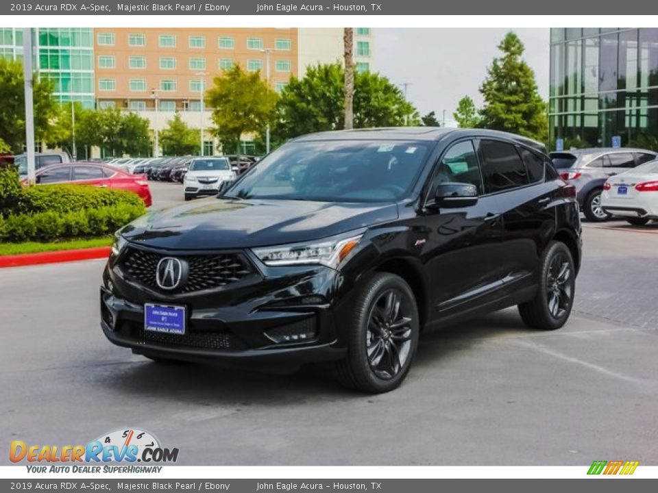 2019 Acura RDX A-Spec Majestic Black Pearl / Ebony Photo #3