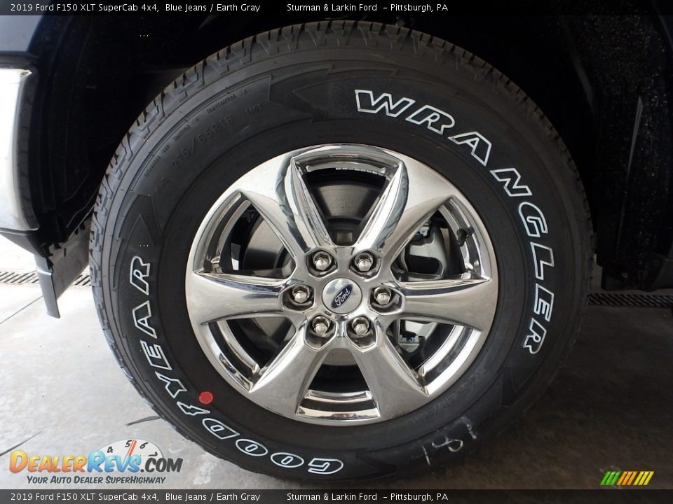 2019 Ford F150 XLT SuperCab 4x4 Blue Jeans / Earth Gray Photo #5