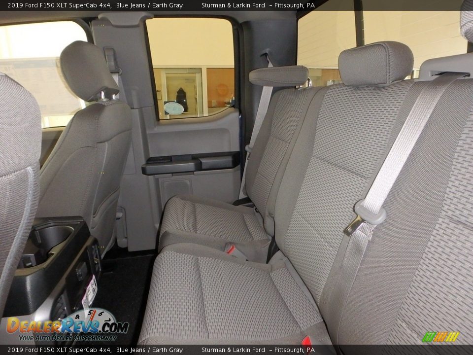 2019 Ford F150 XLT SuperCab 4x4 Blue Jeans / Earth Gray Photo #7