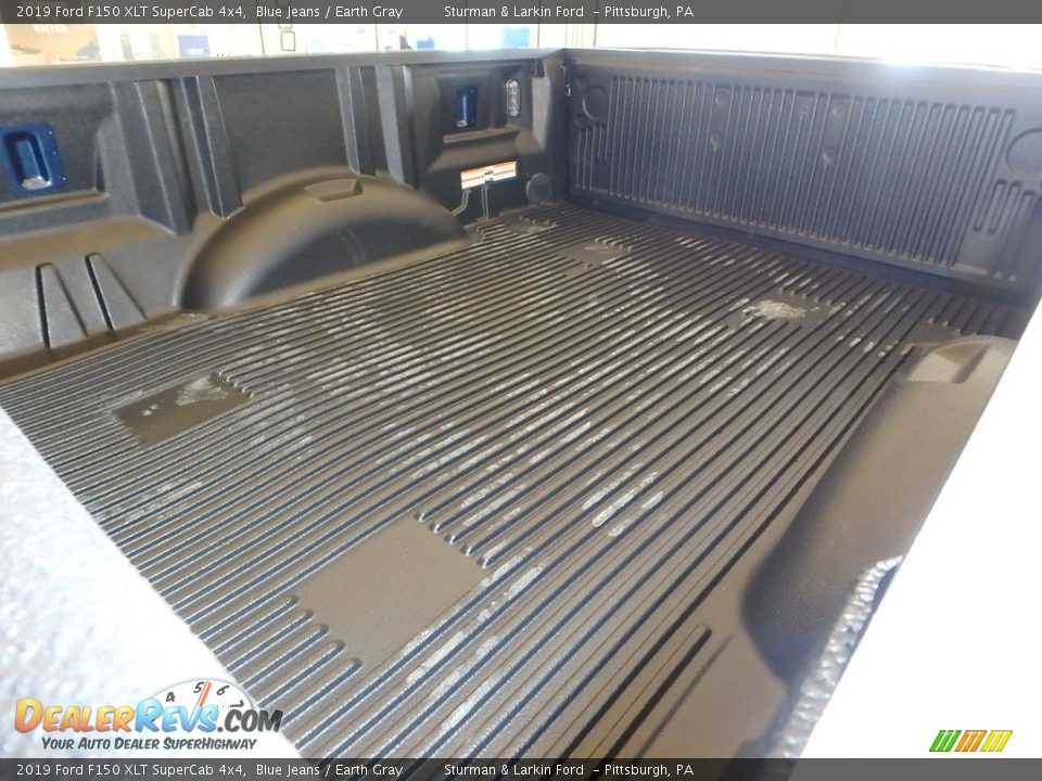 2019 Ford F150 XLT SuperCab 4x4 Blue Jeans / Earth Gray Photo #9