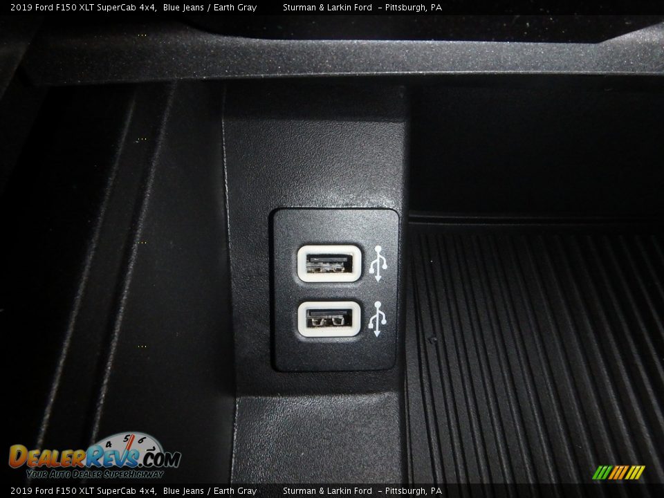 2019 Ford F150 XLT SuperCab 4x4 Blue Jeans / Earth Gray Photo #15