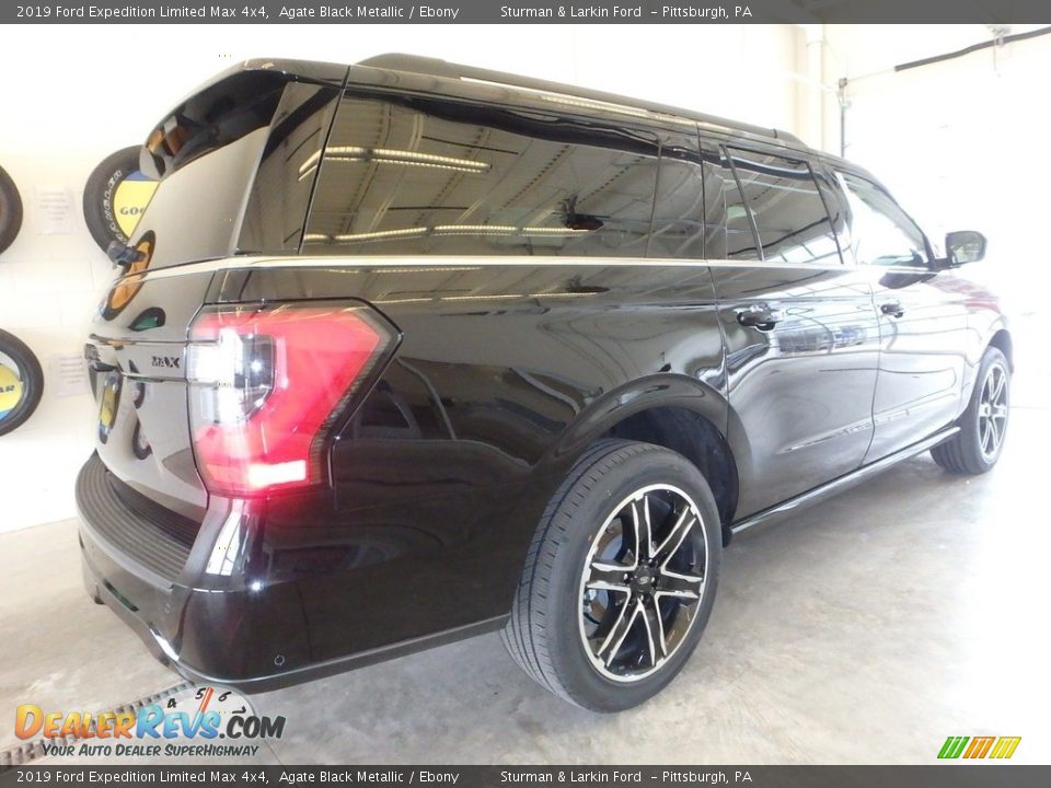 2019 Ford Expedition Limited Max 4x4 Agate Black Metallic / Ebony Photo #2