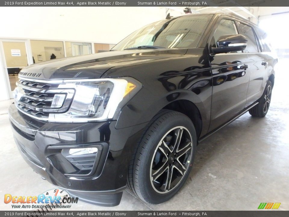 2019 Ford Expedition Limited Max 4x4 Agate Black Metallic / Ebony Photo #5