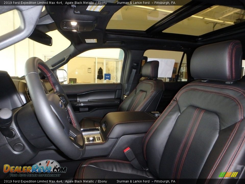 Front Seat of 2019 Ford Expedition Limited Max 4x4 Photo #7