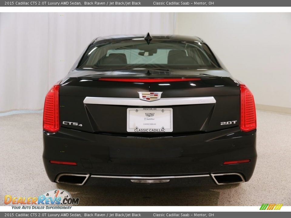 2015 Cadillac CTS 2.0T Luxury AWD Sedan Black Raven / Jet Black/Jet Black Photo #20