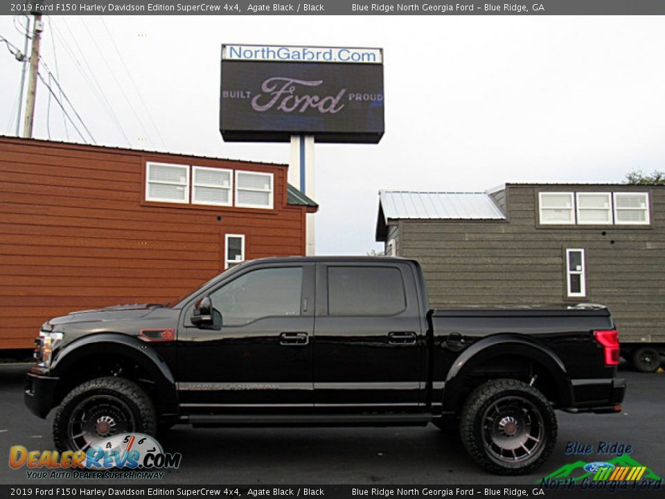 2019 Ford F150 Harley Davidson Edition SuperCrew 4x4 Agate Black / Black Photo #2