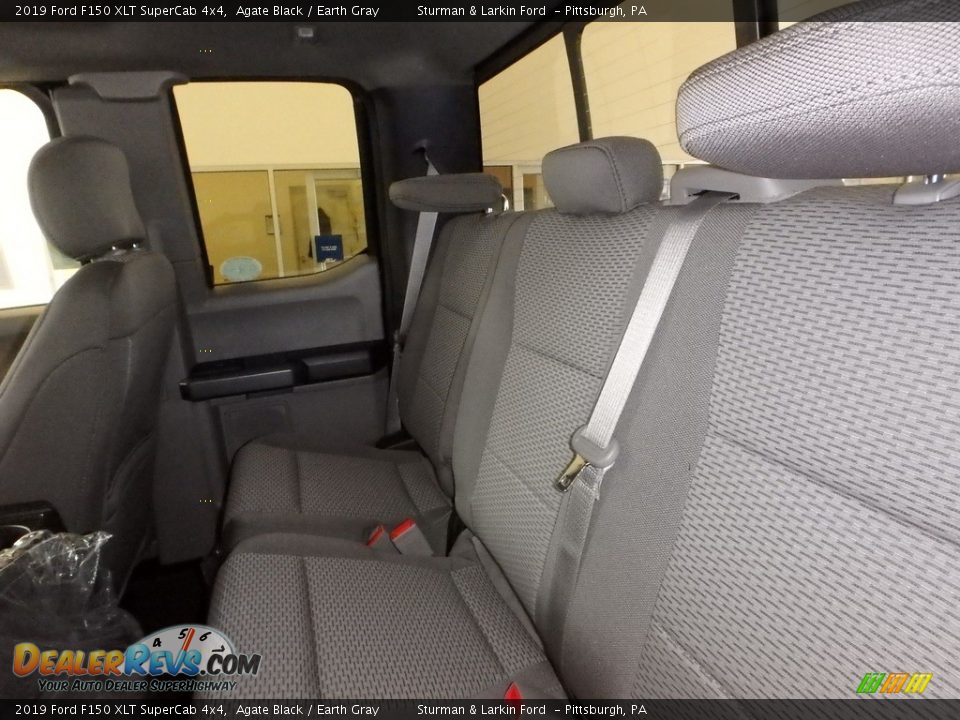 2019 Ford F150 XLT SuperCab 4x4 Agate Black / Earth Gray Photo #7