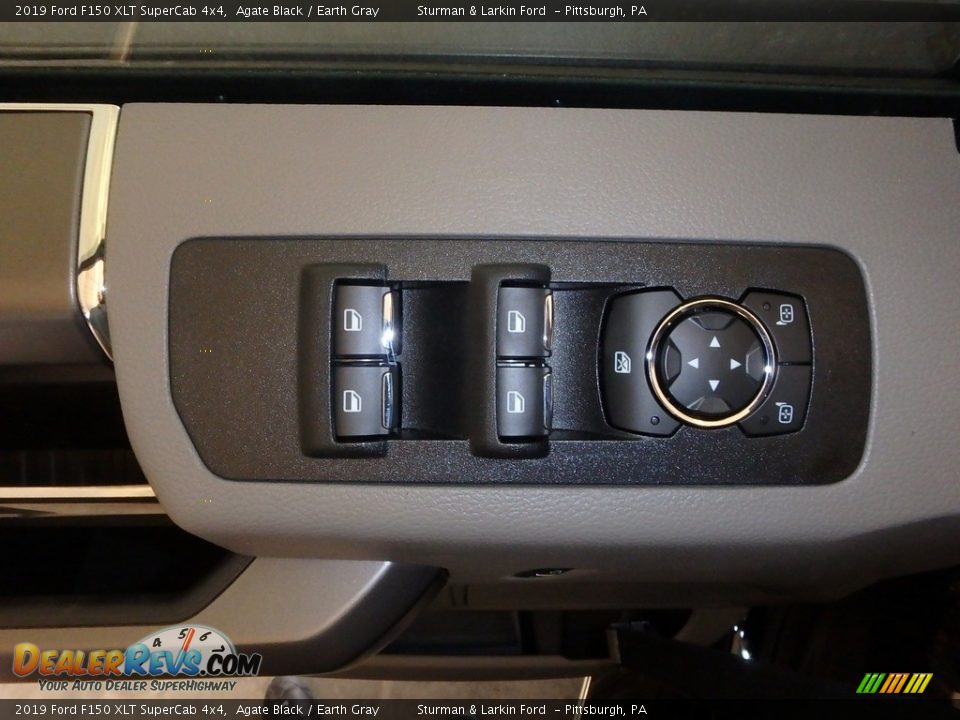 2019 Ford F150 XLT SuperCab 4x4 Agate Black / Earth Gray Photo #10