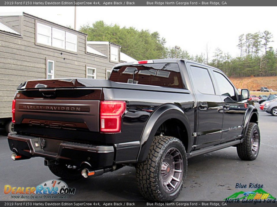 2019 Ford F150 Harley Davidson Edition SuperCrew 4x4 Agate Black / Black Photo #5