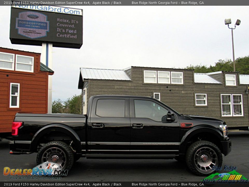 2019 Ford F150 Harley Davidson Edition SuperCrew 4x4 Agate Black / Black Photo #6