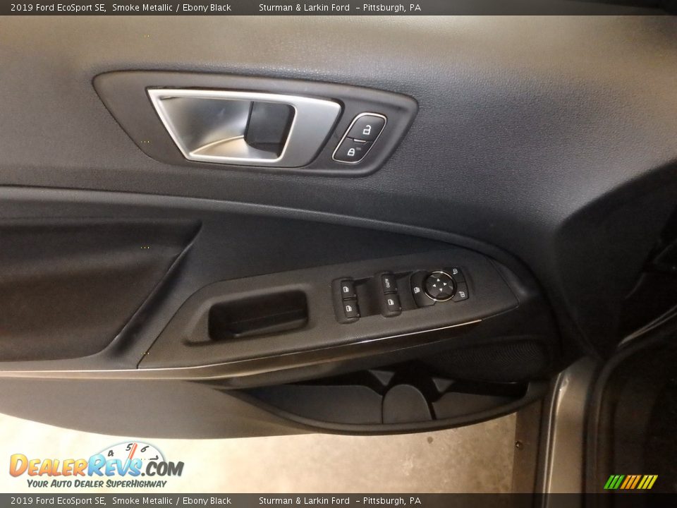 2019 Ford EcoSport SE Smoke Metallic / Ebony Black Photo #10