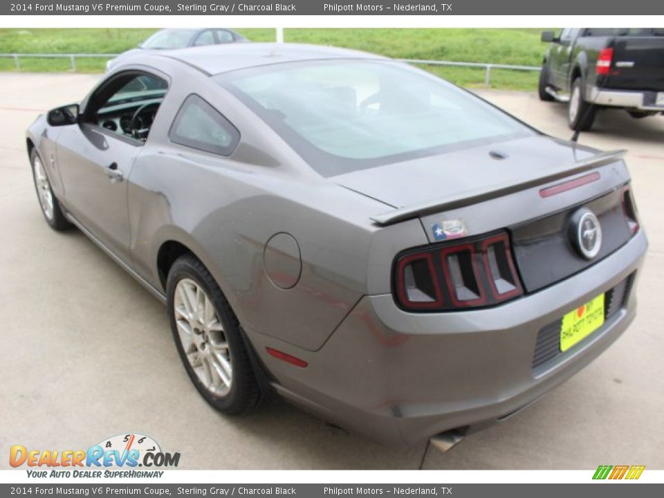 2014 Ford Mustang V6 Premium Coupe Sterling Gray / Charcoal Black Photo #5