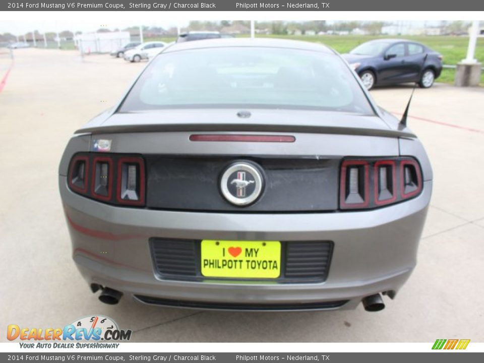 2014 Ford Mustang V6 Premium Coupe Sterling Gray / Charcoal Black Photo #6