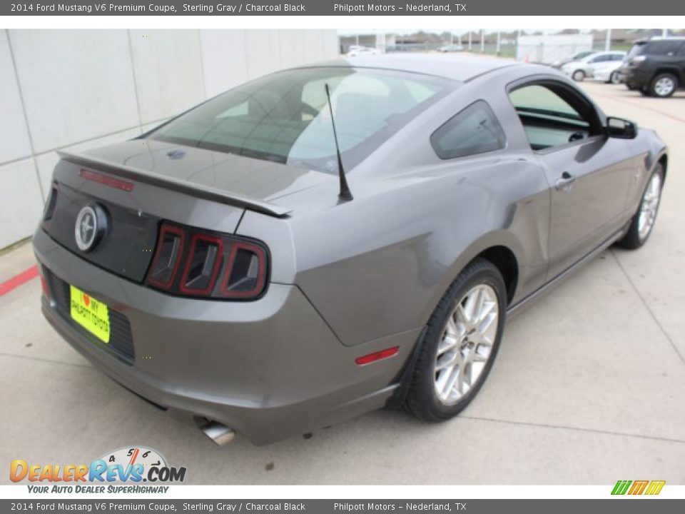 2014 Ford Mustang V6 Premium Coupe Sterling Gray / Charcoal Black Photo #7