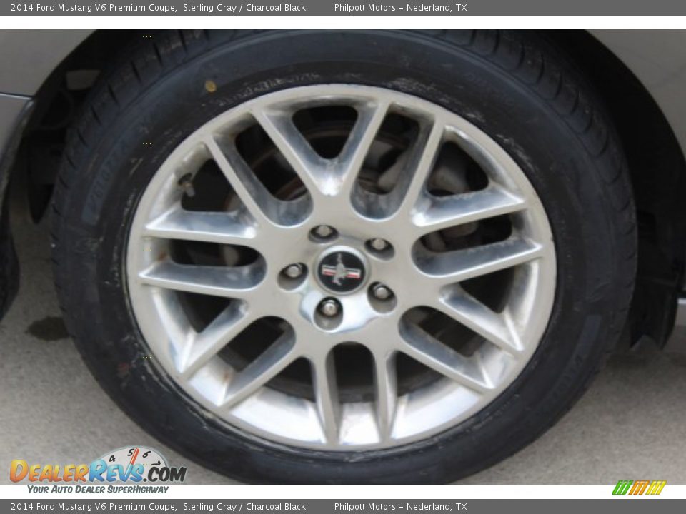 2014 Ford Mustang V6 Premium Coupe Sterling Gray / Charcoal Black Photo #8