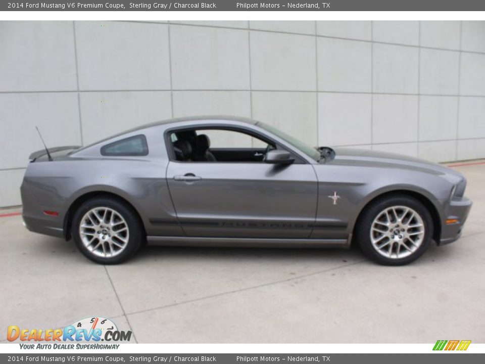 2014 Ford Mustang V6 Premium Coupe Sterling Gray / Charcoal Black Photo #9