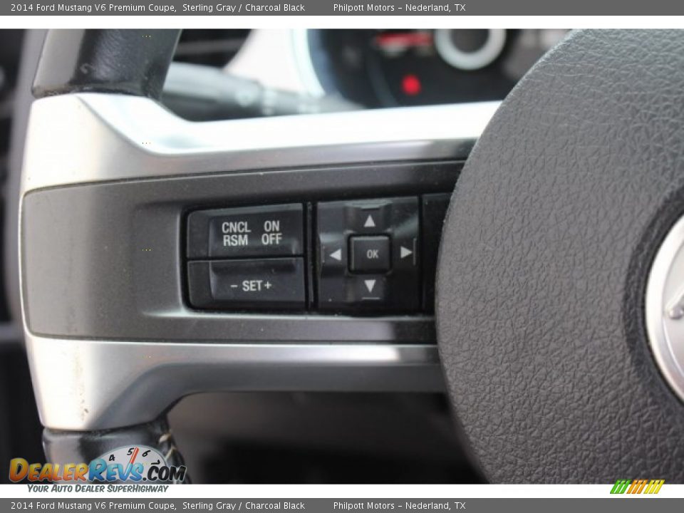 2014 Ford Mustang V6 Premium Coupe Sterling Gray / Charcoal Black Photo #20