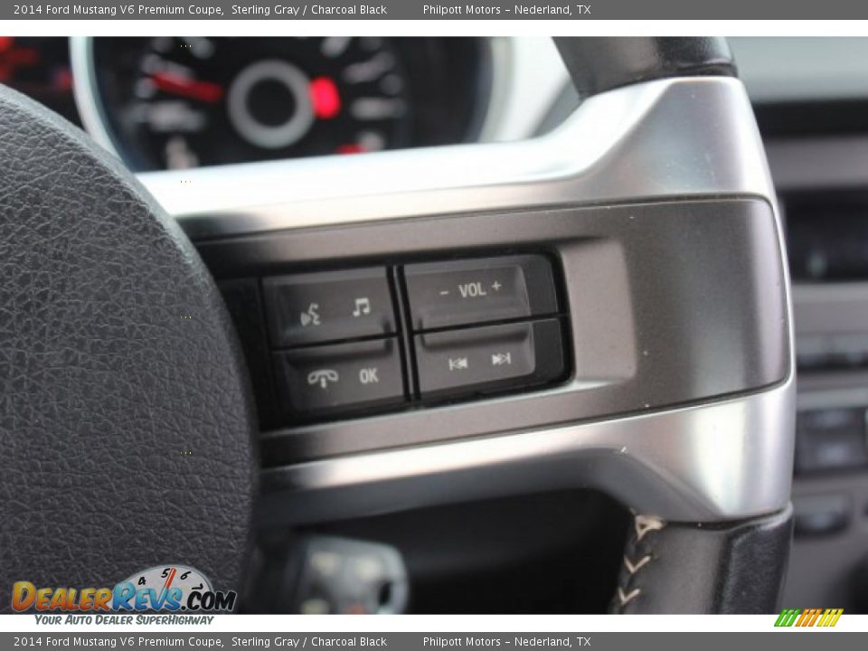 2014 Ford Mustang V6 Premium Coupe Sterling Gray / Charcoal Black Photo #21