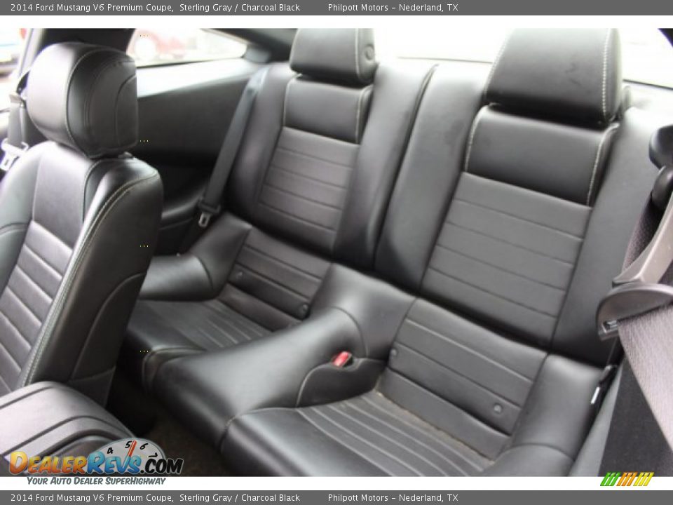 2014 Ford Mustang V6 Premium Coupe Sterling Gray / Charcoal Black Photo #23